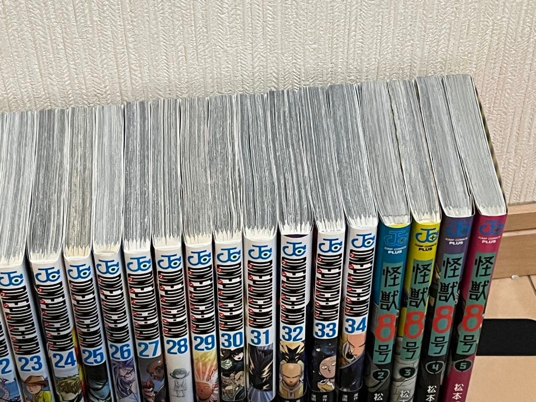 ワンパンマン☆全巻36冊セット☆怪獣8号・5冊オマケ☆ヒーローマンガ