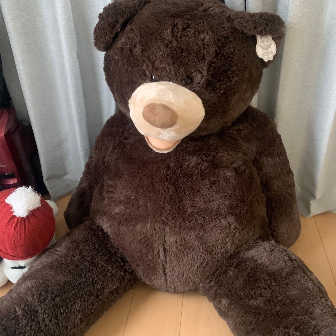 大きい茶色のクマのぬいぐるみ 楽天市場】くま 熊 テディベア ビッグ 巨大 特大 クマのぬいぐるみ