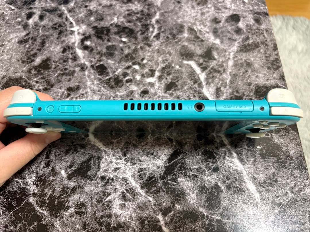 スイッチライト ジャンク品 ターコイズ あつ森カバー付き 本体のみ