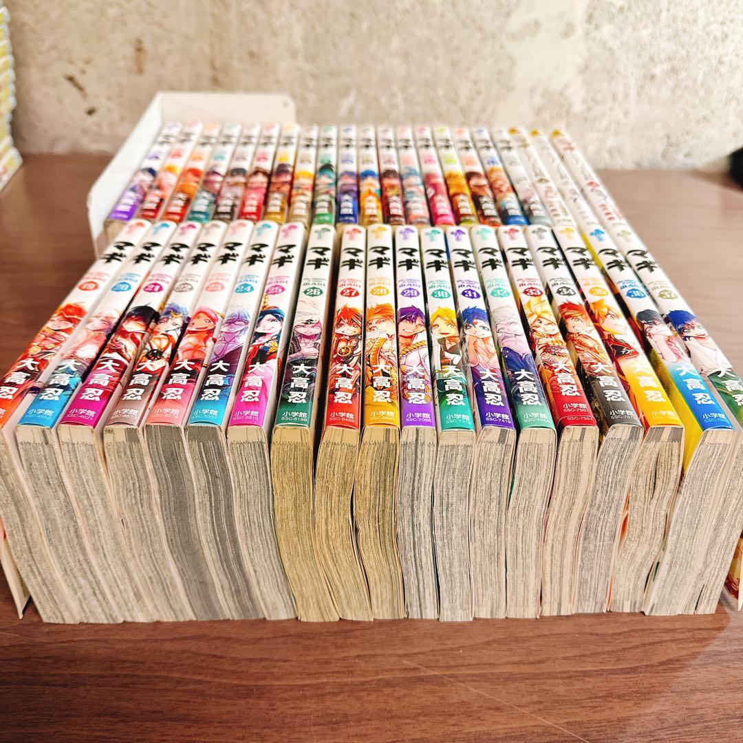 マギ 1〜37巻 全巻完結セット シンドバッドの冒険 3冊 - メルカリ