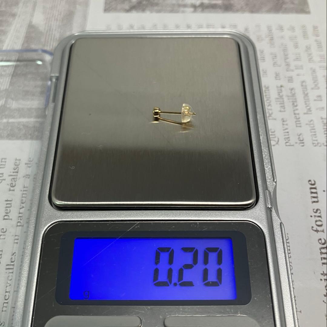 専用◆未使用品◆ メサンジュ K18 片耳ピアス ダイヤモンド 0.025ct