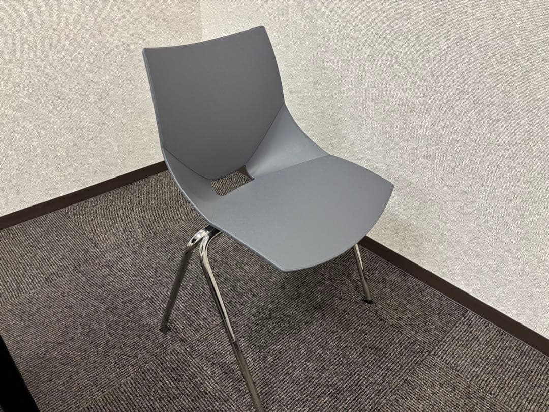 イタリア製 シンプルモダン KOSKA コスカチェア 3脚／グレー