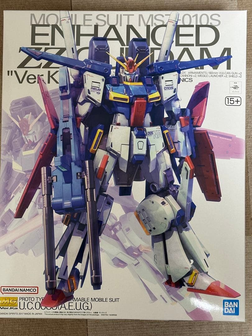 MG 1/100 強化型 ZZ GUNDAM \"Ver.Ka\" Amazon | BANDAI MG 1/100 強化型ダブルゼータガンダム Ver.Ka