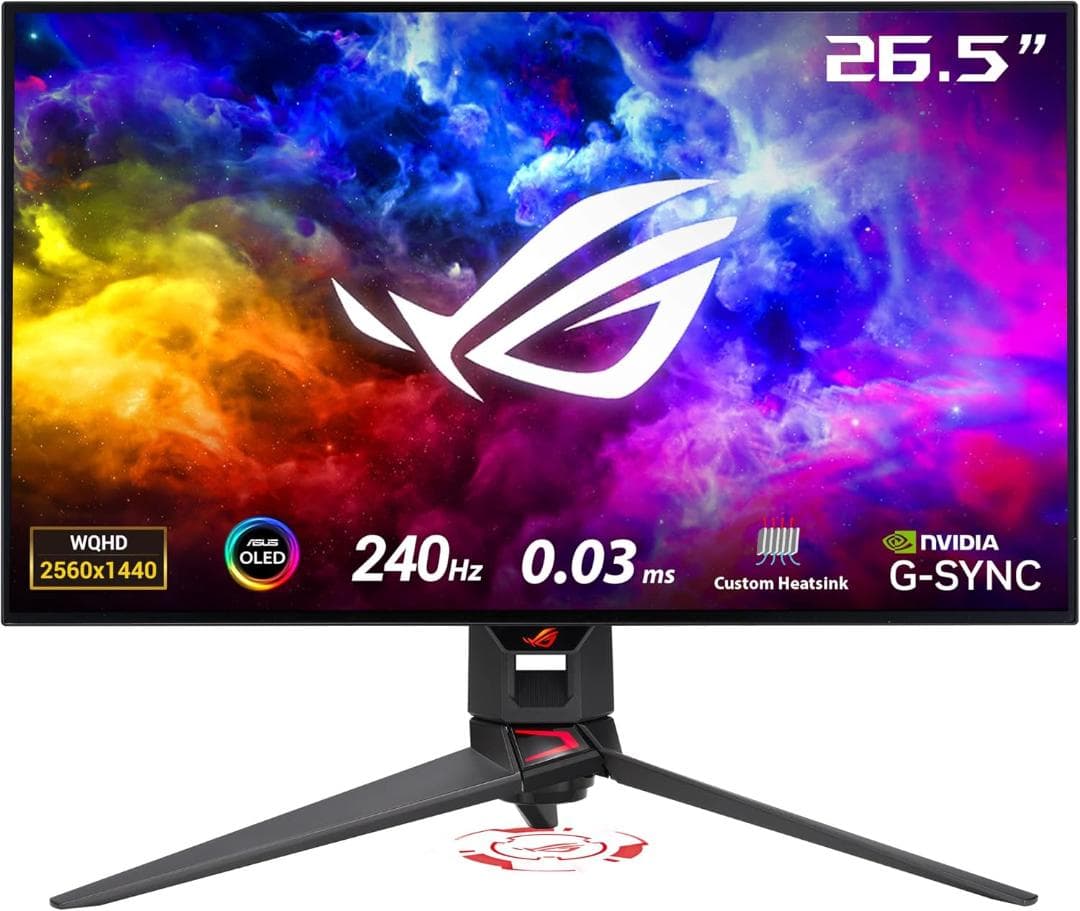 ROG Swift OLED PG27AQDM　有機ELゲーミングモニター ROG Swift OLED PG27AQDM | Monitors | ROG United States