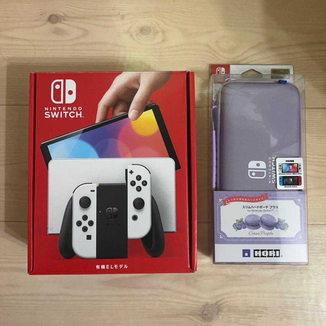 Nintendo Switch 有機ELモデル 本体＋スリムハードポーチ Amazon.co.jp: 【任天堂ライセンス商品】スリムハードポーチ プラス