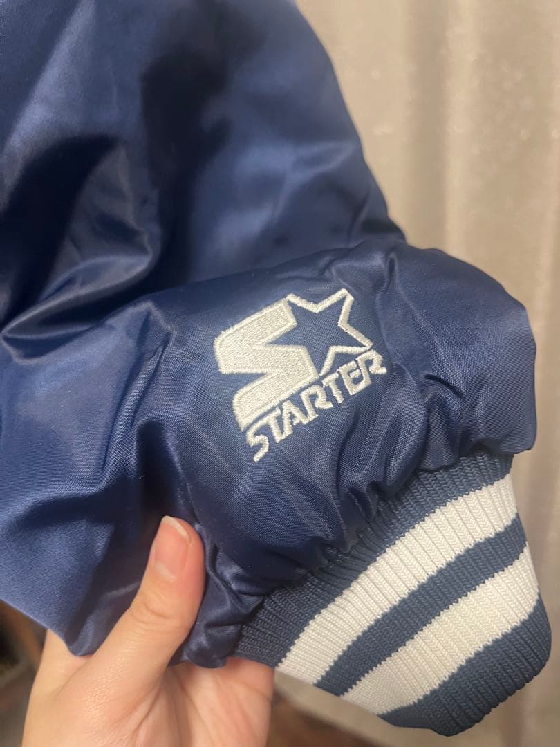 美品送料込】ヤンキース スタジャン MLB 刺繍 ネイビー90s 中綿 激レア