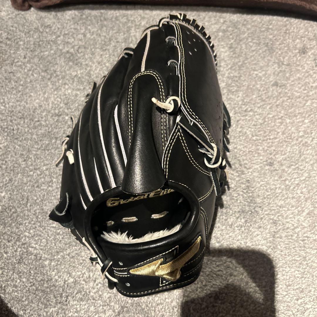 グローブ 黒 レザー製 軟式野球用 ゼット（ZETT）（メンズ）軟式用グラブ オールラウンド用 野球グローブ