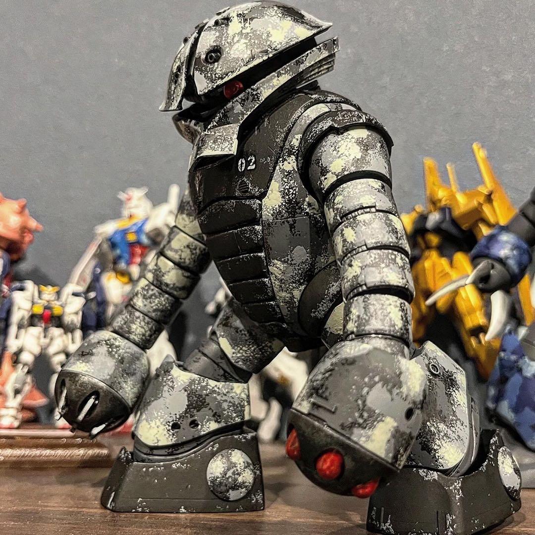 1/144 hg アッガイ 全塗装完成品 - メルカリ