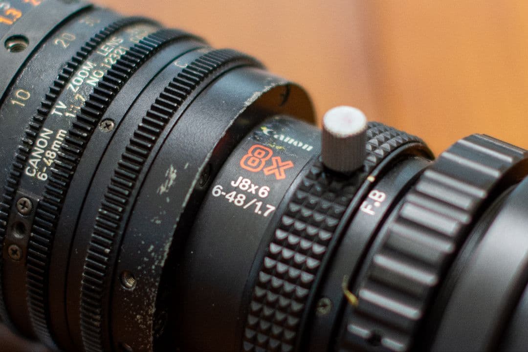 Canon B4レンズ J8x6B 6-48mm F1.7 + MFTアダプター - メルカリ