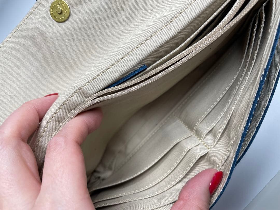 キソラ⭐︎ネイビー レザー ショルダーバッグ