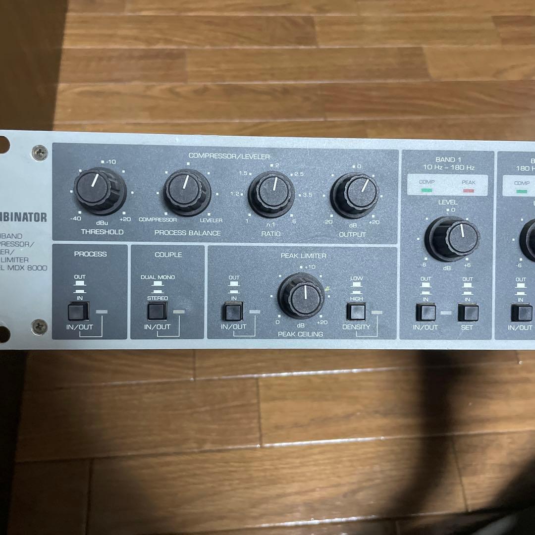 超希少！ 【BEHRINGER】 MDX8000 マルチバンドコンプレッサー