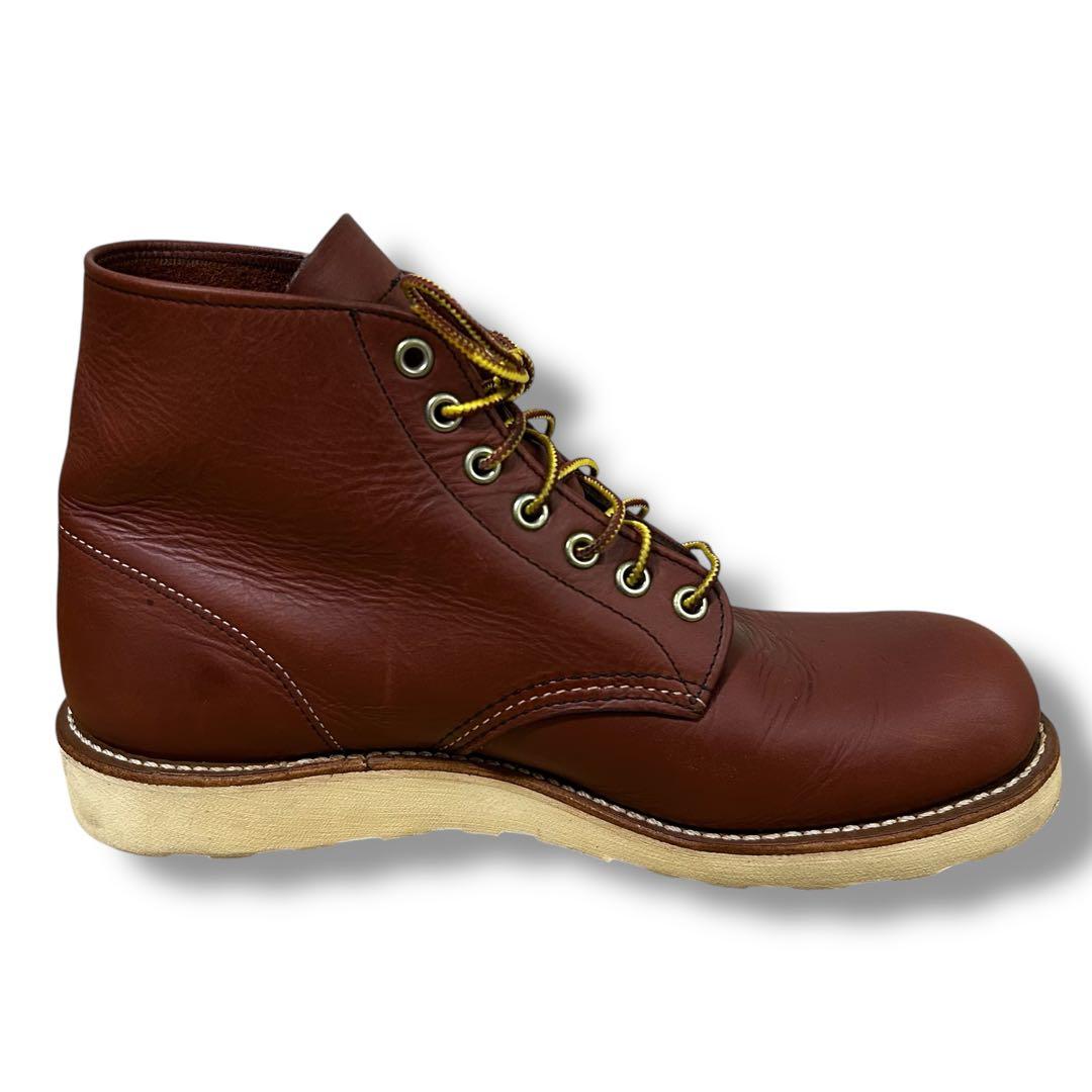 【美品】26.5cm RED WING 9105 ワークブーツ プレーントゥ