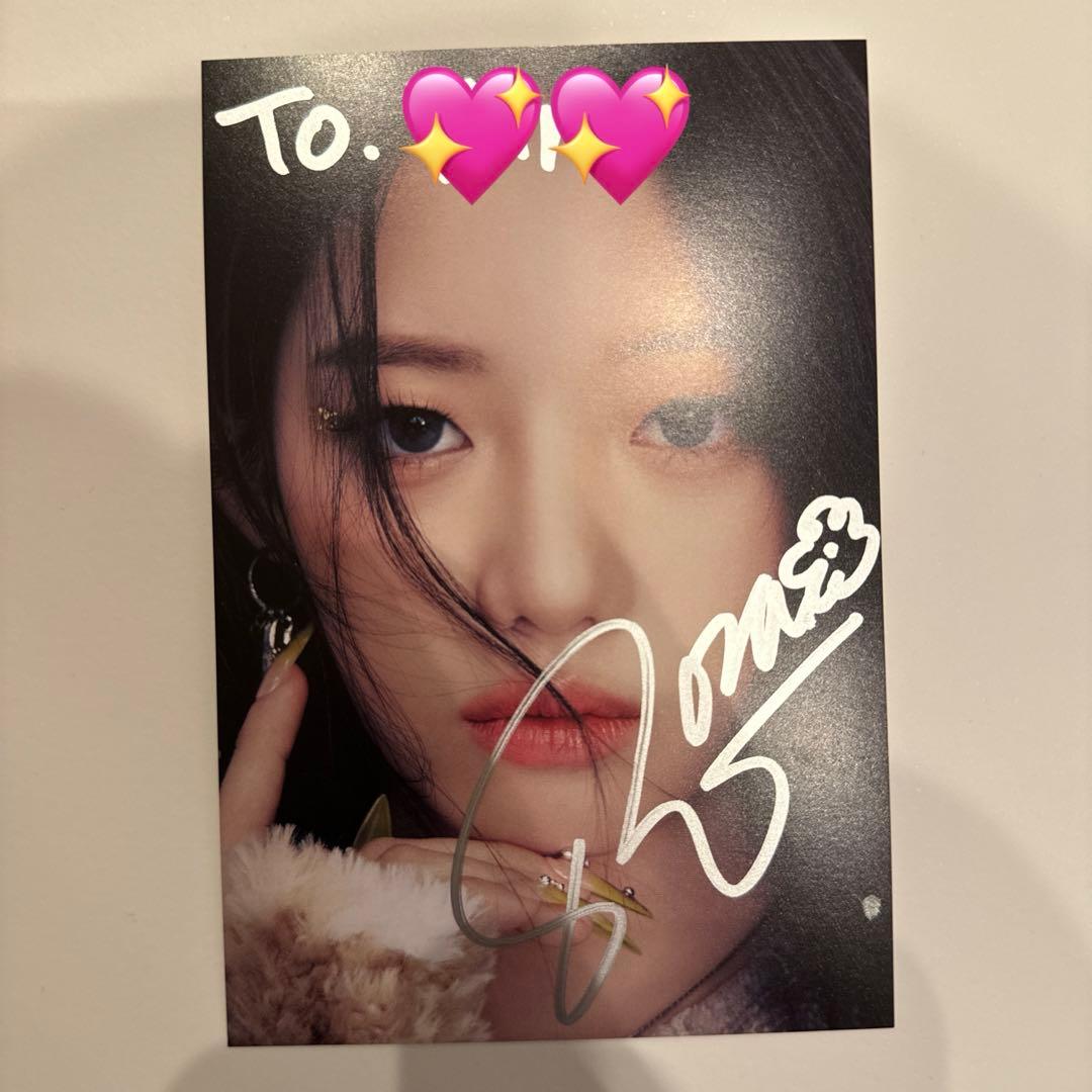 BABYMONSTER ポストカード ロラ 直筆サイン サイン会 - メルカリ