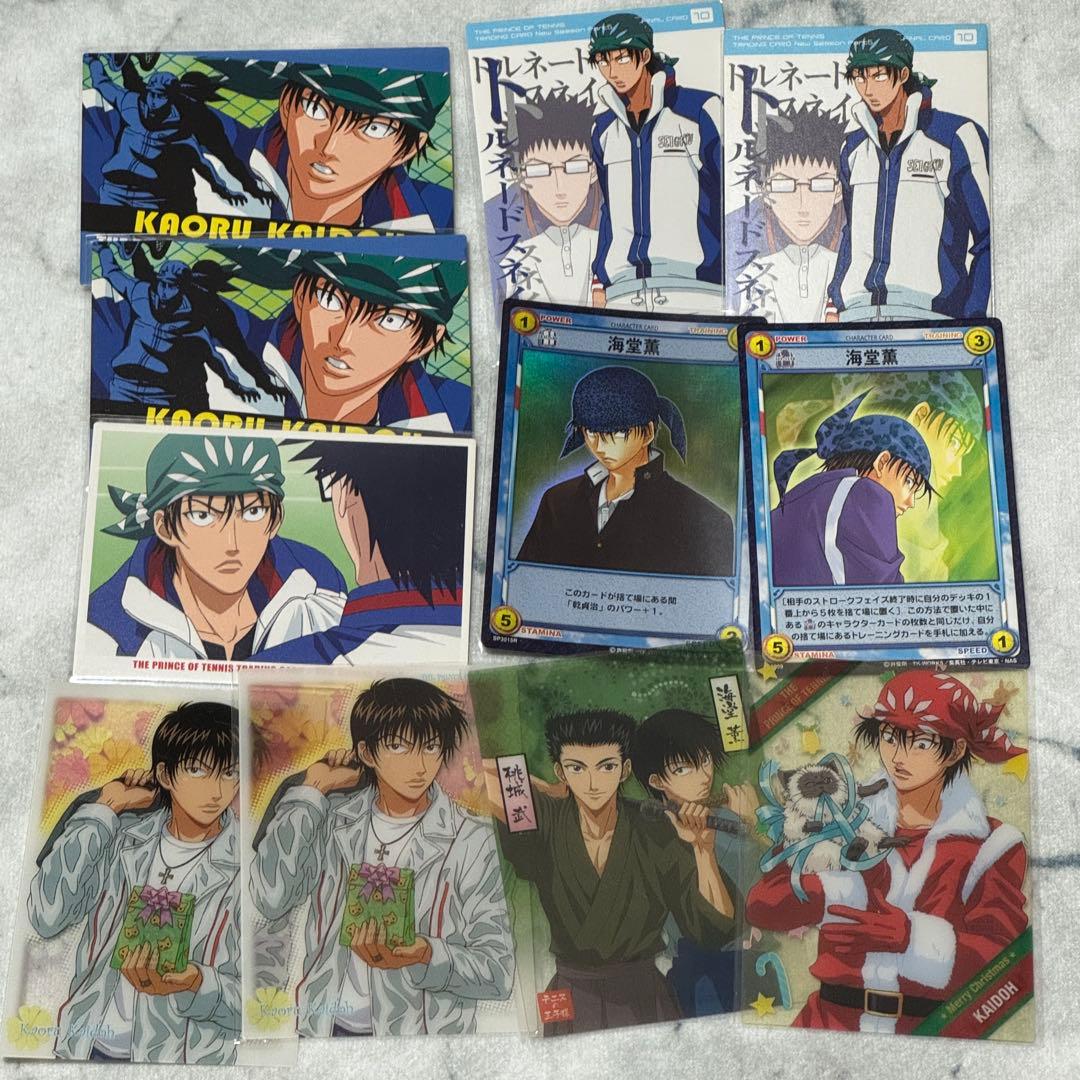 テニスの王子様 トレーディングカード 海堂 桃城 トレカ クリアカード