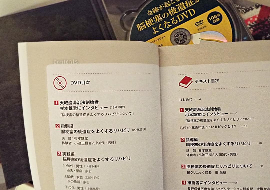 奇跡が起こる! 脳梗塞の後遺症がよくなるDVD 杉本錬堂