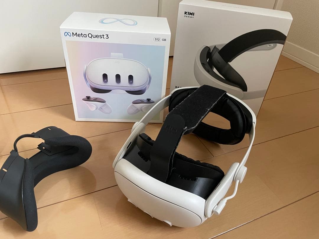  Quest 3 512GB VRヘッドセット+バッテリヘッドストラップ Amazon | [Iesooy] Quest 3/Quest 3S交換用ストラップ 充電機能付き 多