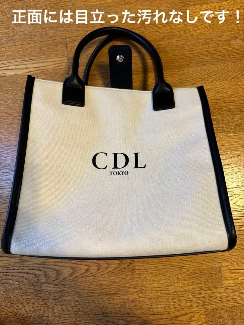 CDL トートバック キャンバス スモール 登坂広臣 OMI 3JSB 白 臣