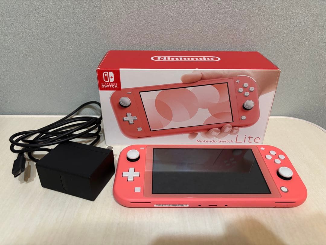 【動作確認済】 Switch Lite ピンク 本体 ACアダプター付き 動作確認済】 Switch Lite ピンク 本体 ACアダプター付き - メルカリ