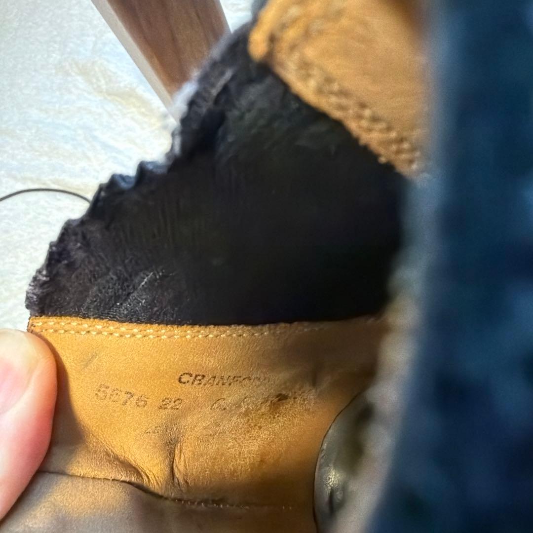 CROCKETT＆JONES CRANFORD3 6.5E ブラック サイドゴア