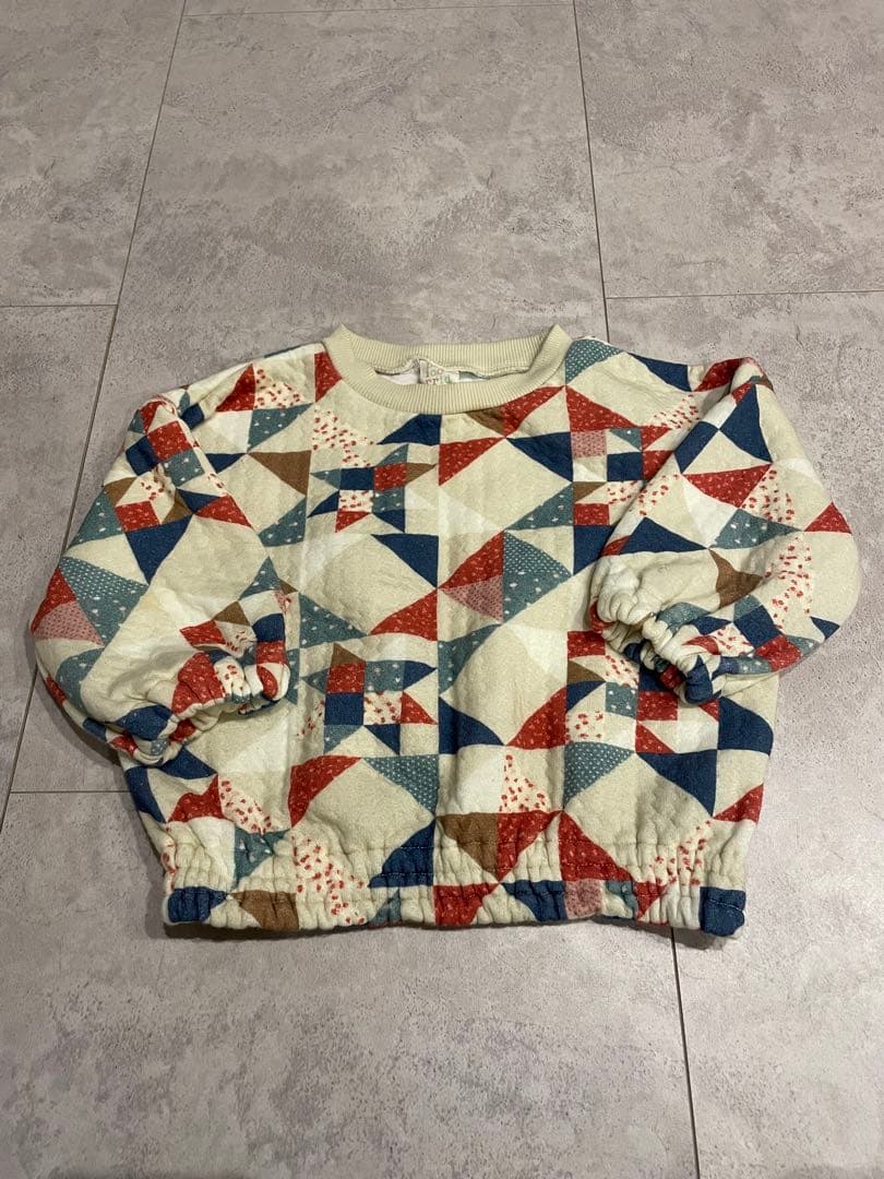 しまむらsoftcheese パッチワークキルトセットアップ ニコキルト