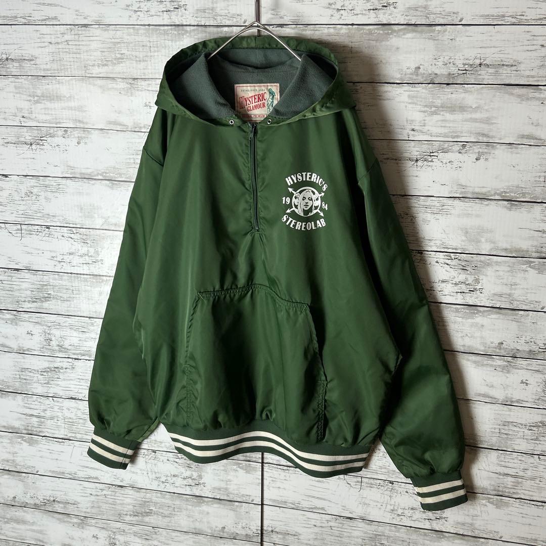 3825M【美品】ヒステリックグラマー☆ヒスガール ハーフジップ