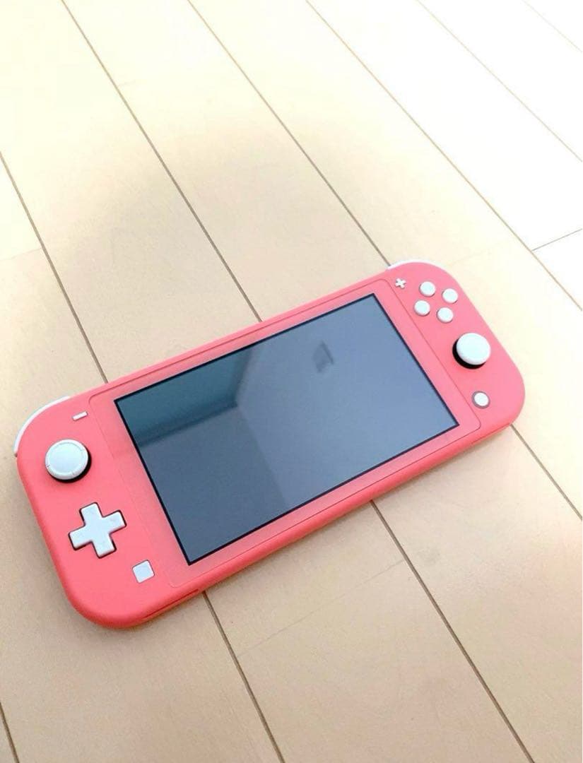 Nintendo Switch Lite コーラルピンク＆箱 アダプター、ケースの通販は