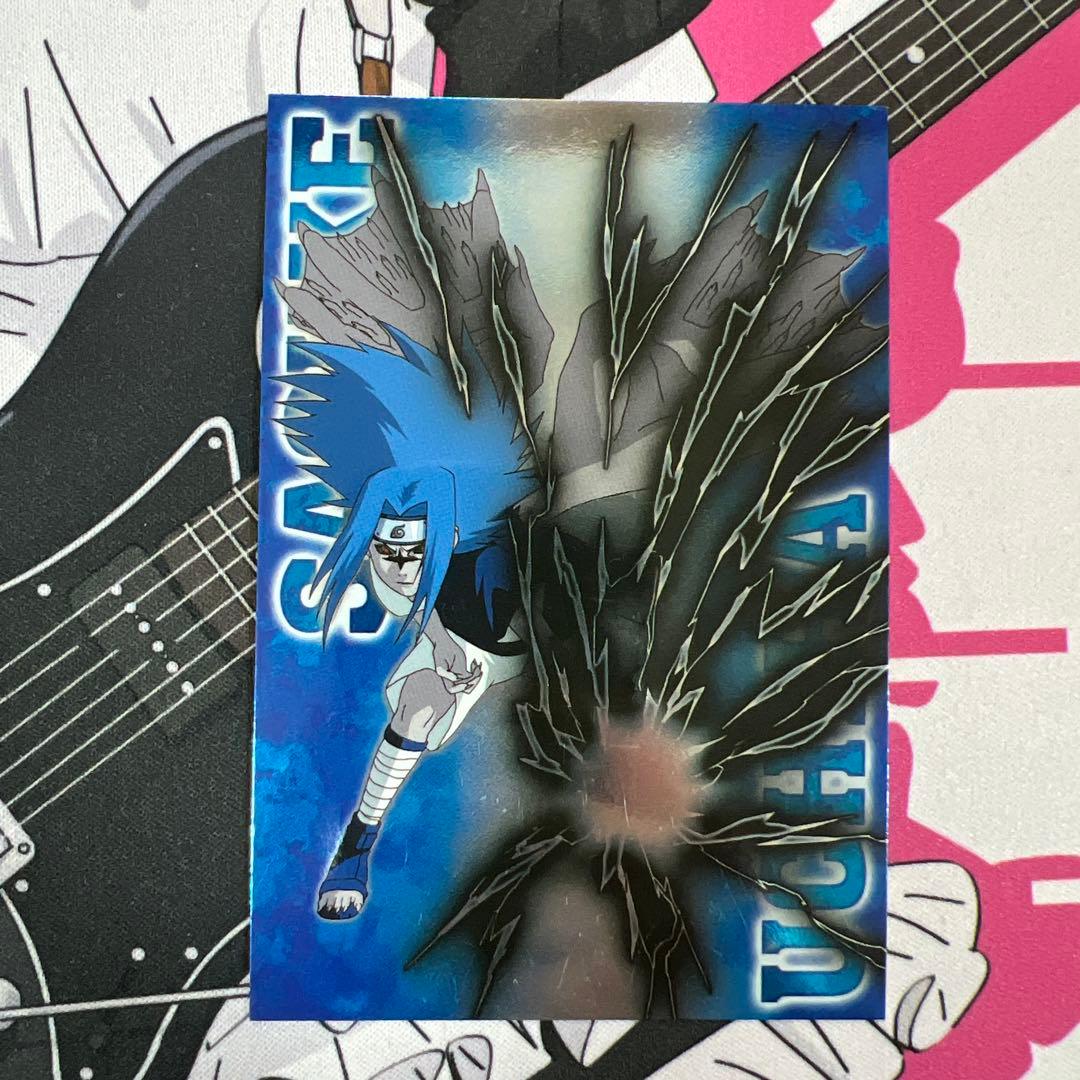 NARUTO ブロマイド SPGC.02 うちはサスケ 呪印状態2 - メルカリ