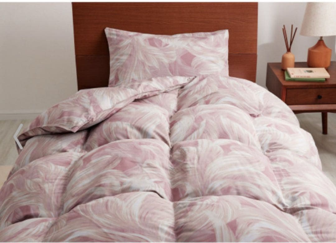 クイーンsizeモリリン抜群の暖かさ！日本製！ホワイトダウン蓄熱羽毛掛