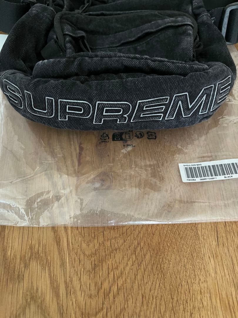 バッグ Supreme Denim Shoulder Bag \"Black\"