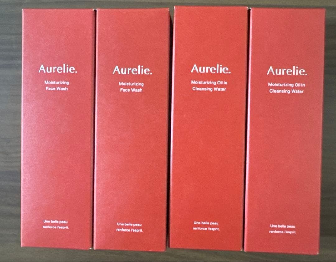 Aurelie（オレリー） 　クレンジング＆フェイスウォッシュ　 2本ずつ オレリー クレンジングウォーター&フェイスウォッシュ各2本 4本セット