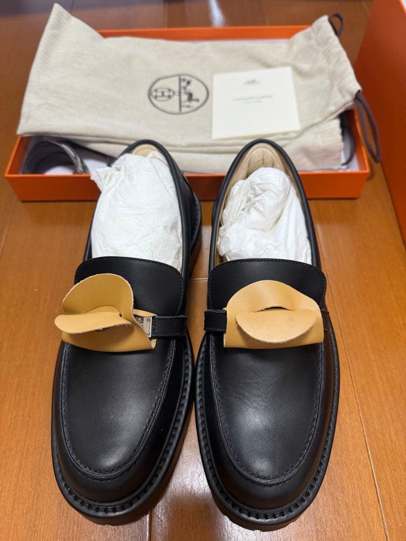 【美品】HERMÈS エルメス モカシン《アイコン》36 黒