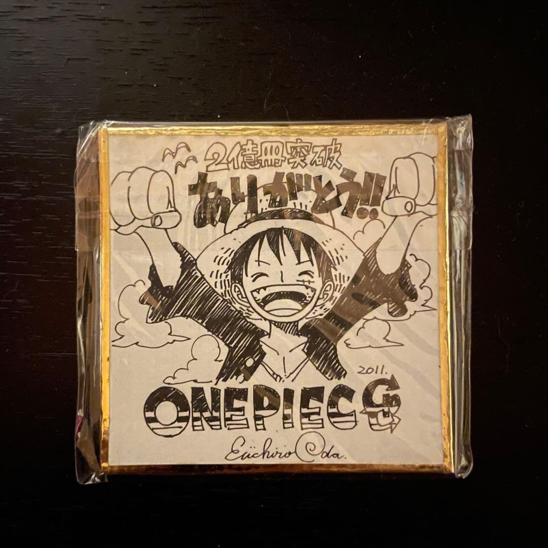 ONE PIECE】2億冊突破記念 ミニ色紙【ワンピース】 - メルカリ