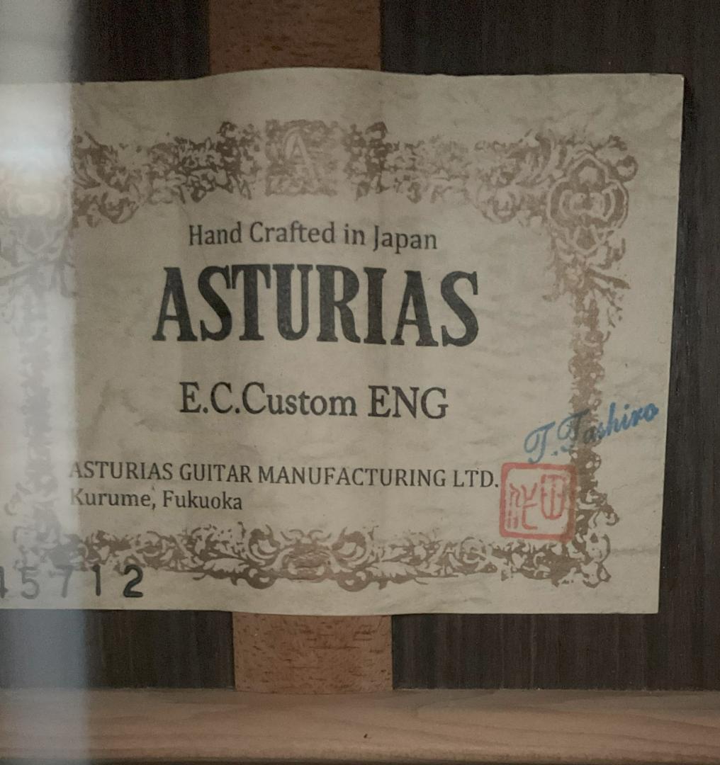 【極美品】ASTURIAS E.C.Custom ENGイングルマンスプルース