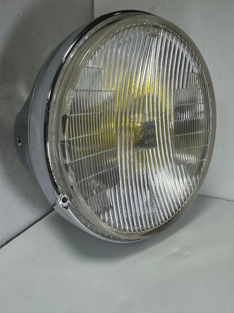 希少当時物180πシビエ凹レンズ付ヘッドライト/マーシャルCIBIE 美品 希少当時物180πシビエ凹レンズ付ヘッドライト/マーシャルCIBIE