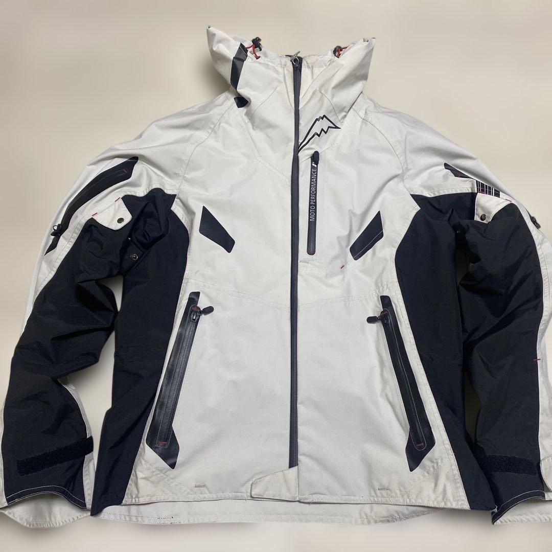 モーターサイクルパフォーマンスジャケット ホワイト/ブラック FJ_S221_WH_F.jpg