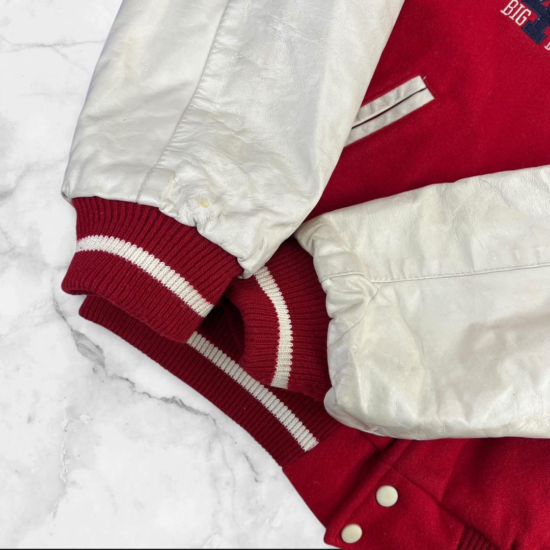 美品 90s STUSSY ステューシー BIG4 スタジャン サイズXL - メルカリ