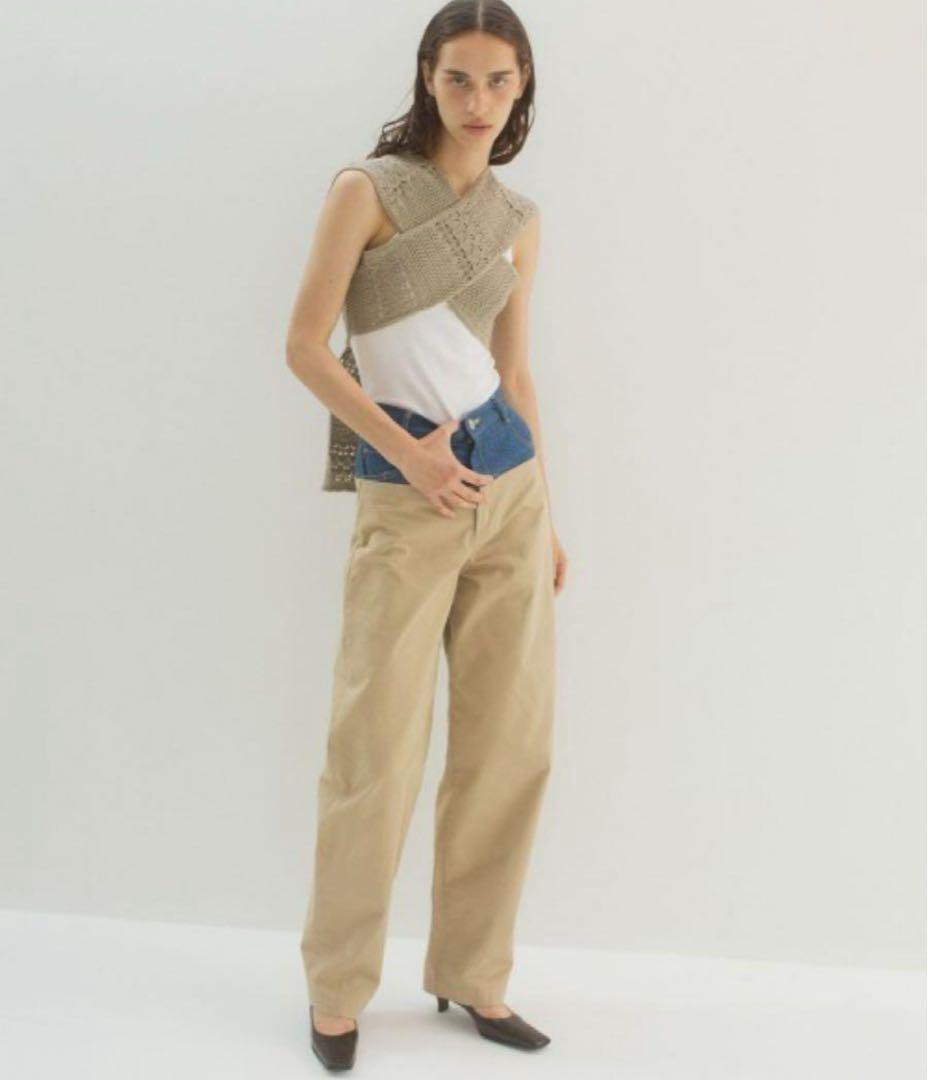 k*m様 LEINWÄNDE leinwande ワークトラウザー デニム