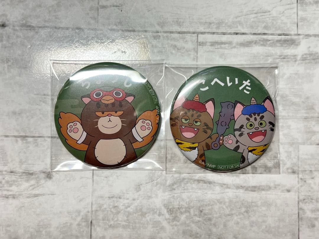 忍たま乱太郎 七松小平太 中在家長次 ナンジャタウン 缶バッジ - メルカリ