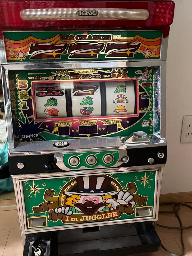 I'm Juggler スロットマシン引き取り限定岩手から