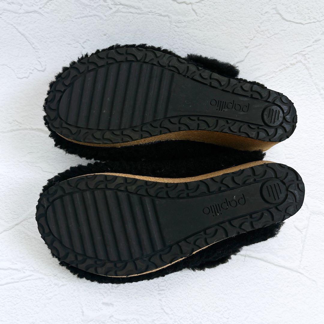 《専用》ビルケンシュトック FANNY TEDDY ボアサンダル ラムウール 黒