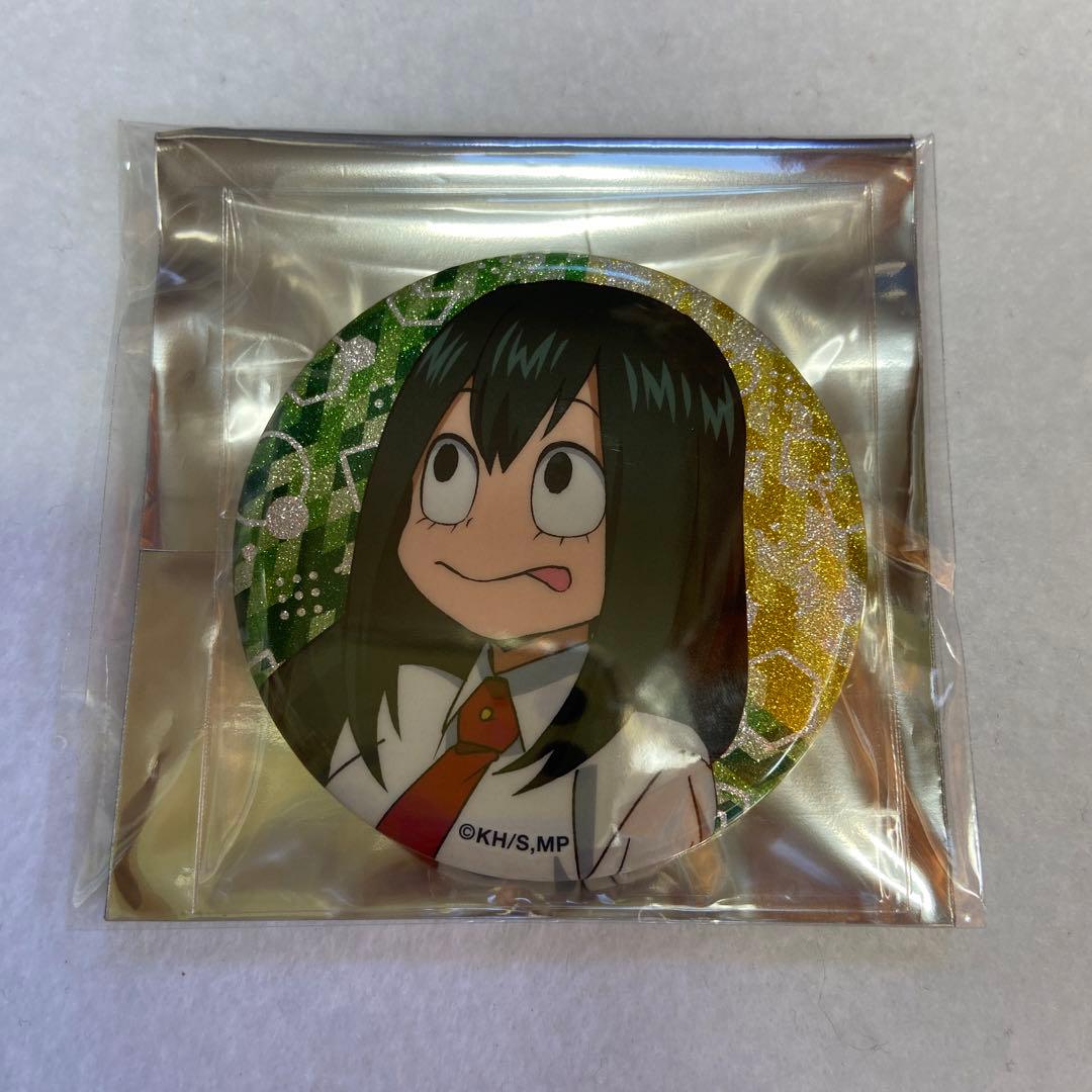 ヒロアカ グリッター 缶バッジ 蛙吹梅雨 - メルカリ