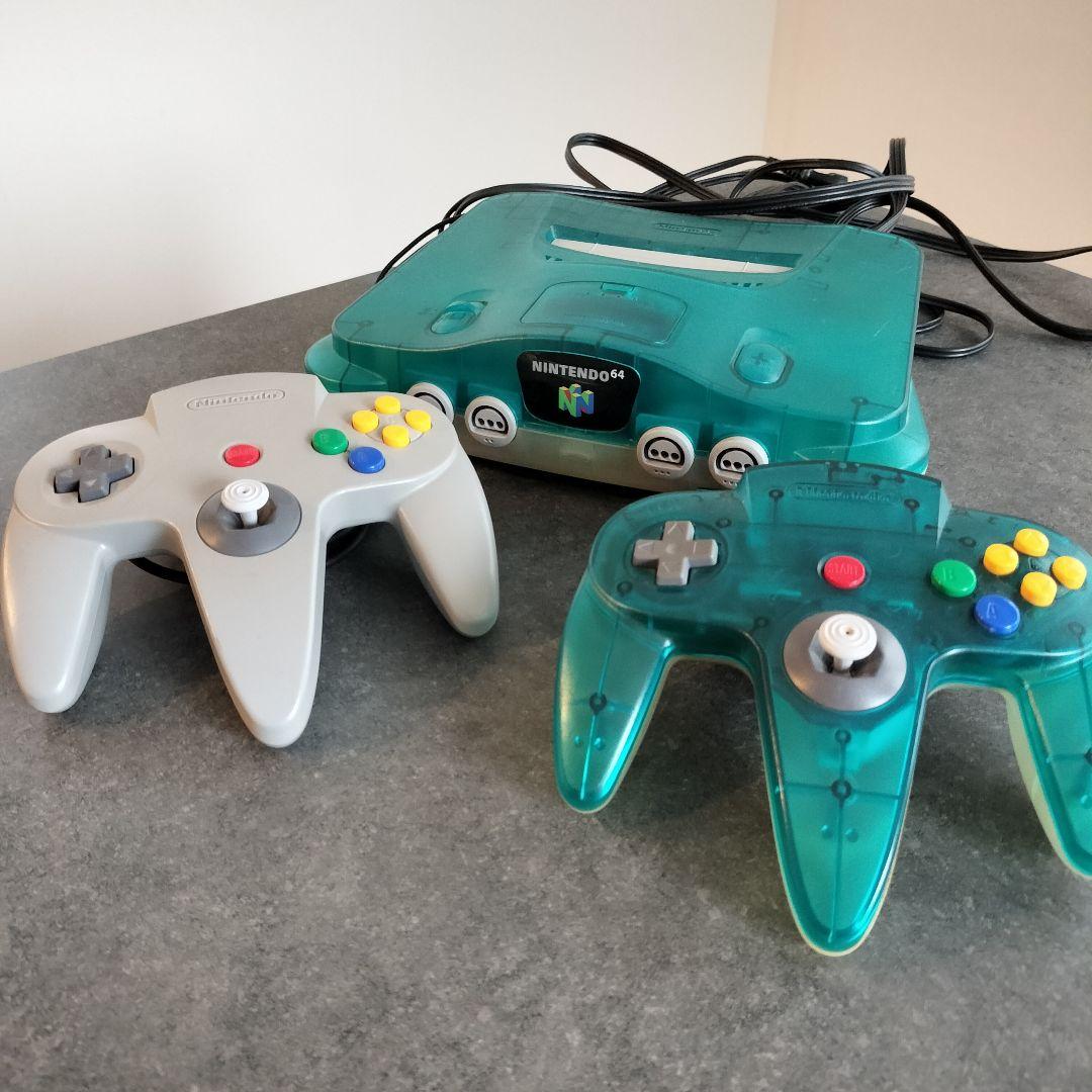 ニンテンドー64 本体 クリアグリーン 緑 任天堂 ジャンク ゲーム機