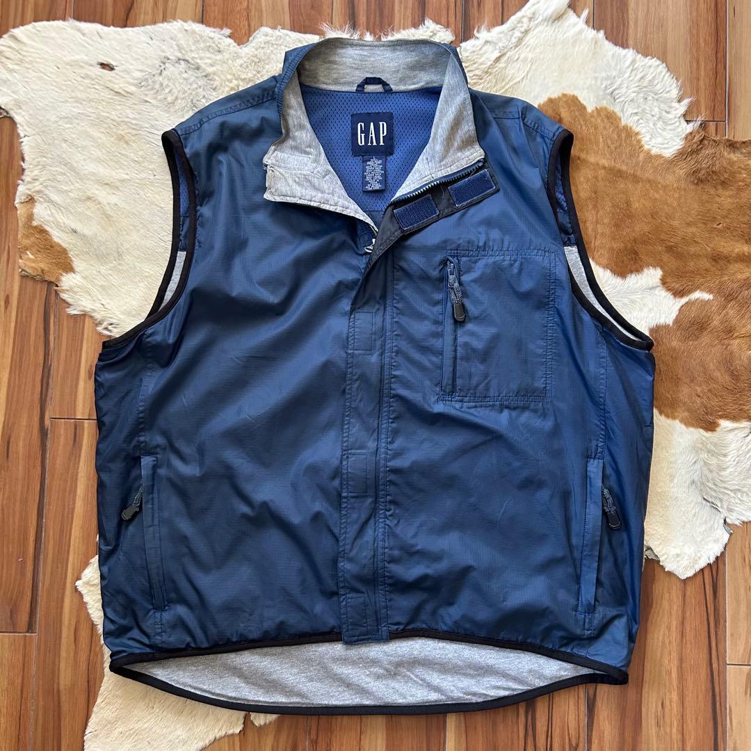 vintage OLD GAP オールドギャップ ナイロンベスト テック 90s - メルカリ