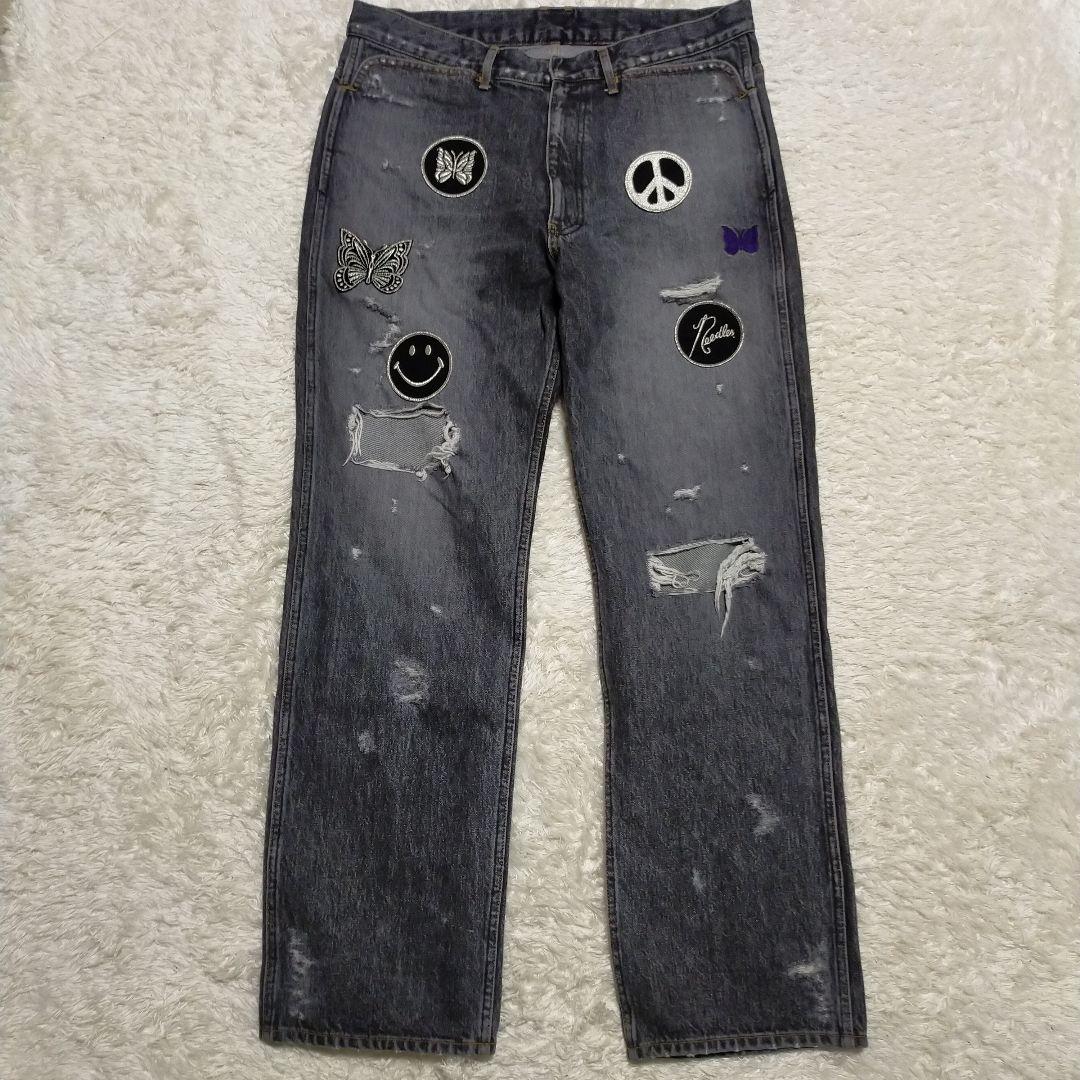 特大XL】Needles ネペンテス限定モデル ダメージデニム グレー - メルカリ