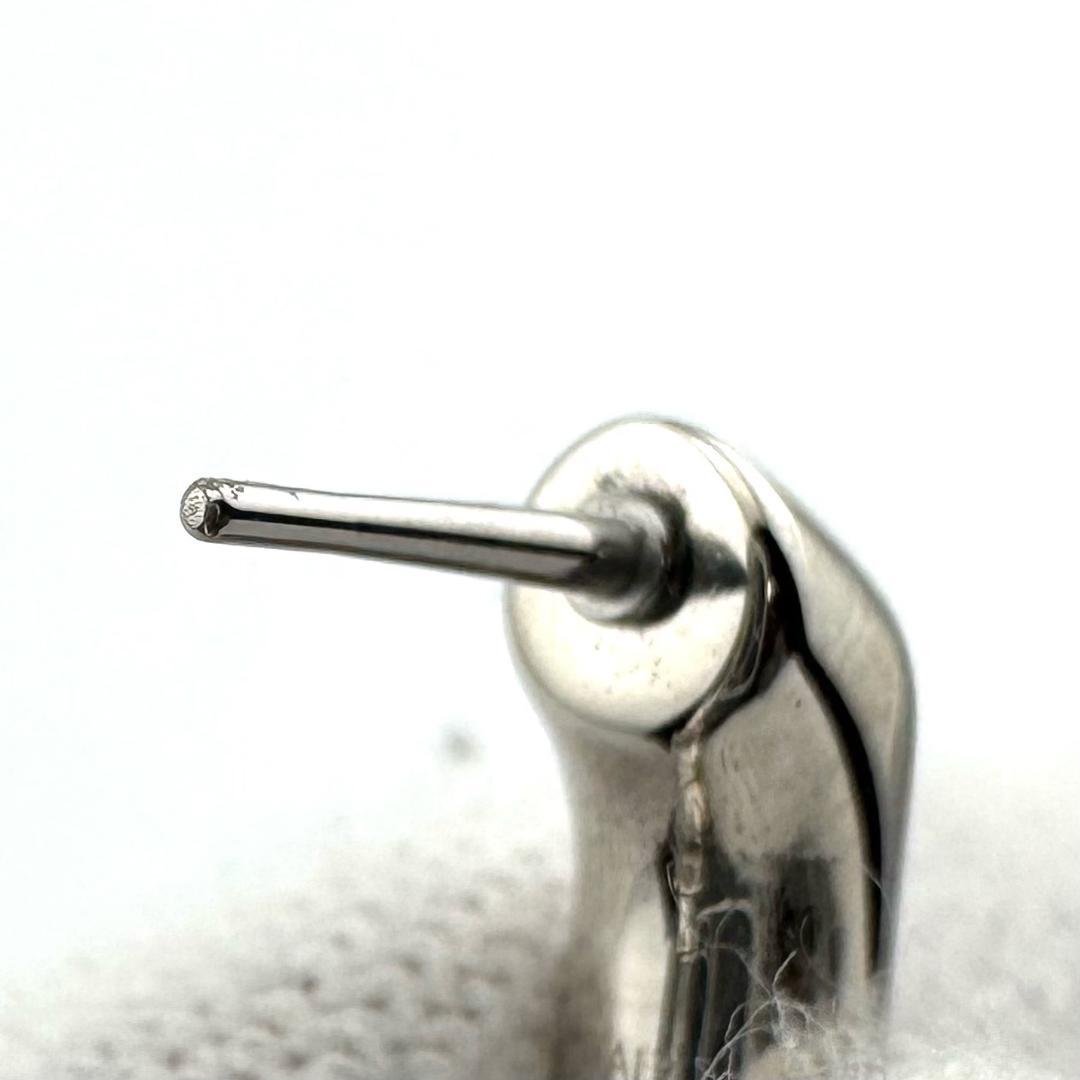 ルイヴィトン M02227 フープピアス・モノグラム チェーン シルバー