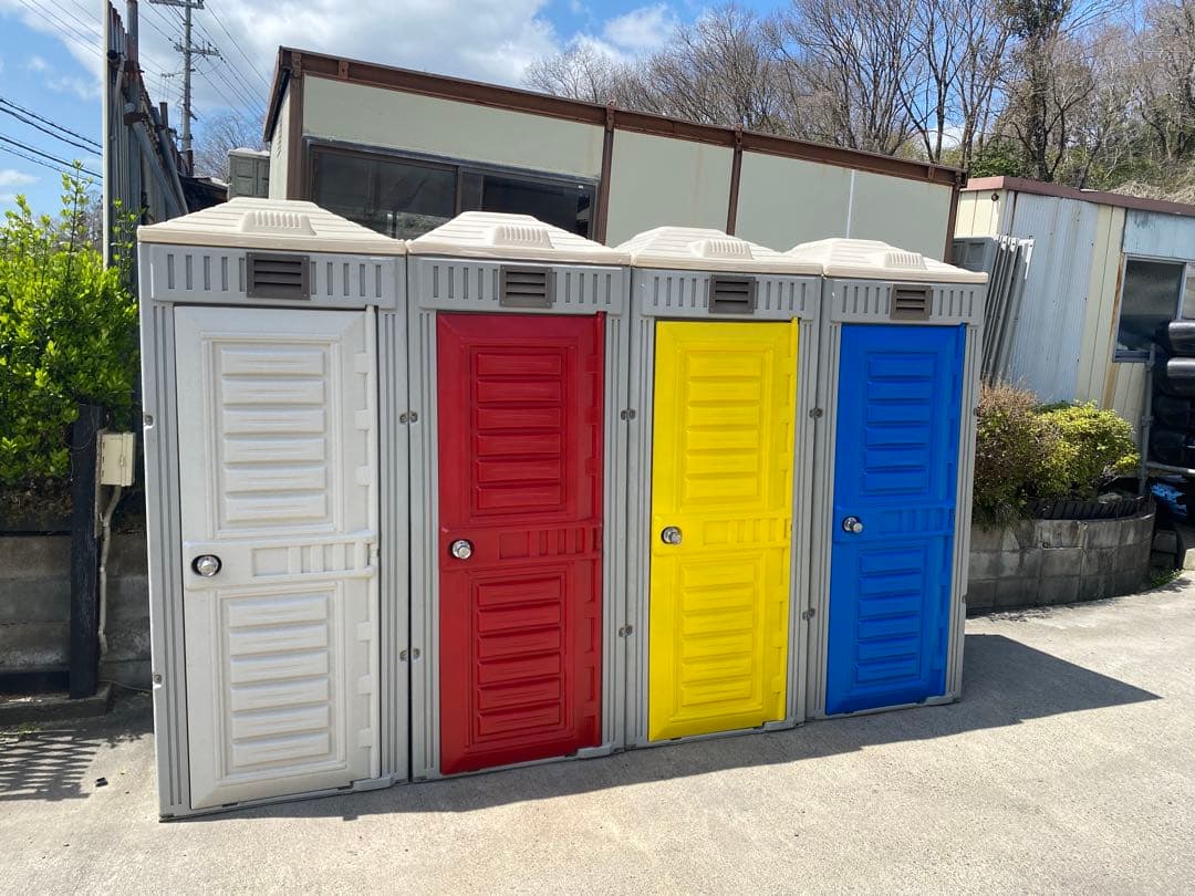 仮設トイレ　中古　清掃済み　簡易洋式タイプ　一台　色選択自由 2026年最新】Yahoo!オークション -簡易洋式トイレの中古品・新品・未