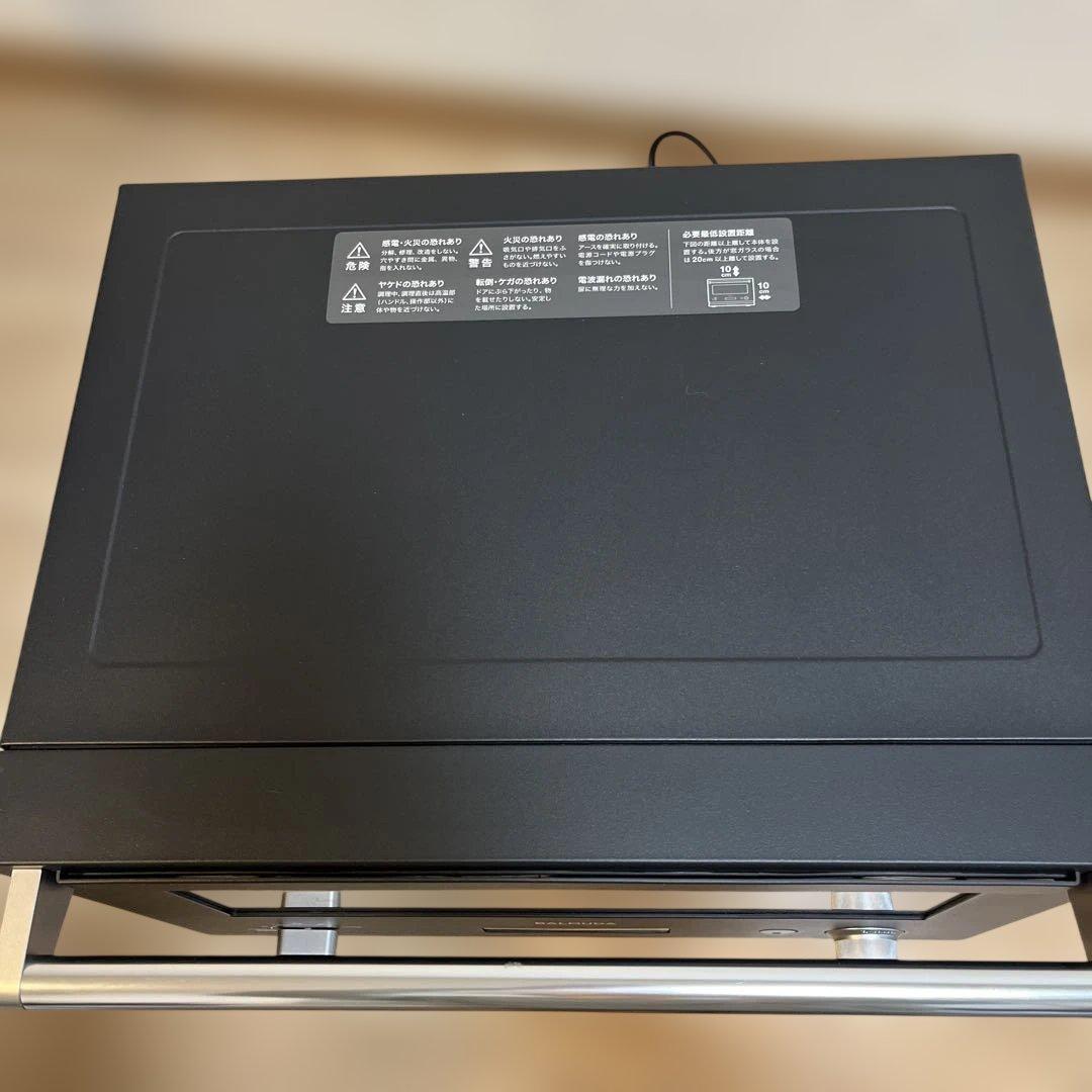 動作良好】BALMUDA オーブンレンジ K04A-BKブラック2022年製 - メルカリ