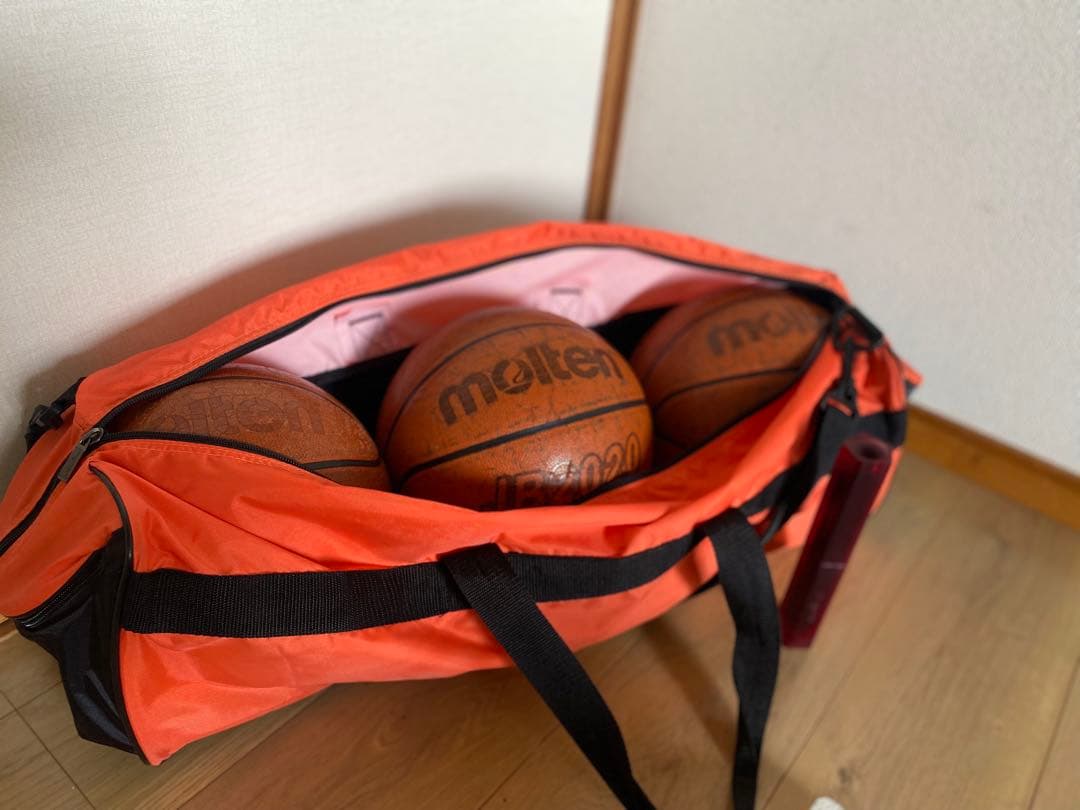 molten バスケットボール ボールバッグ + molten J2020 3球 molten（モルテン） バスケットボール ボール 7号球 3個＋ボールバッグ