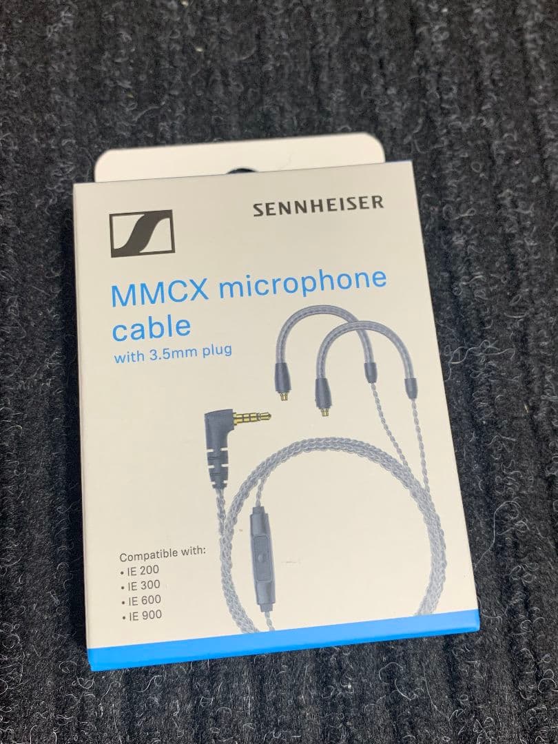 ゼンハイザー IE200 新品未開封 マイク付3.5mmブレードケーブル 黒