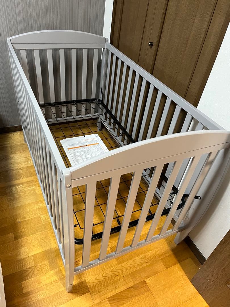 N*5様 Delta Children 3-in-1ベビーベッド、マット付 楽天市場】【在庫有り】デルタ 3D 幼児用ベッド トドラーベッド